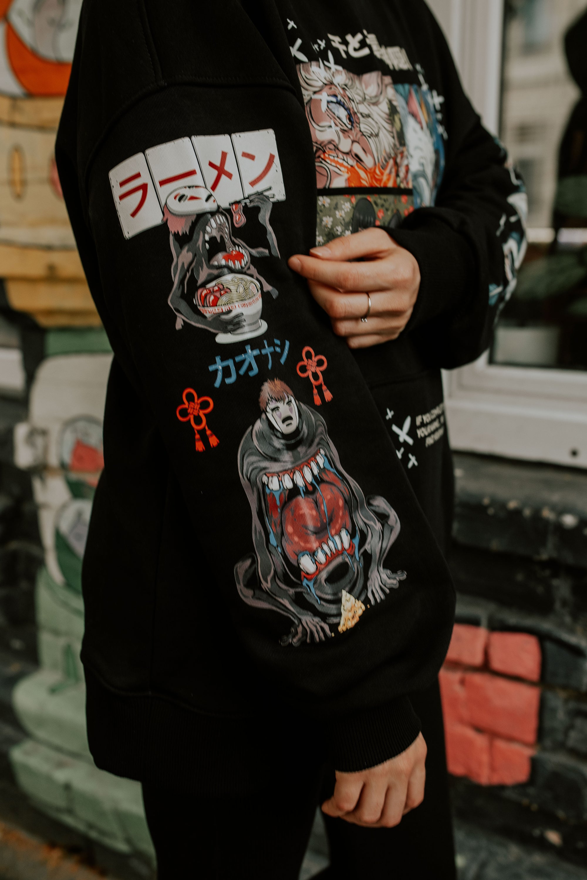 Hoodie Spirited Away - Spirited Away anime, unisex, black