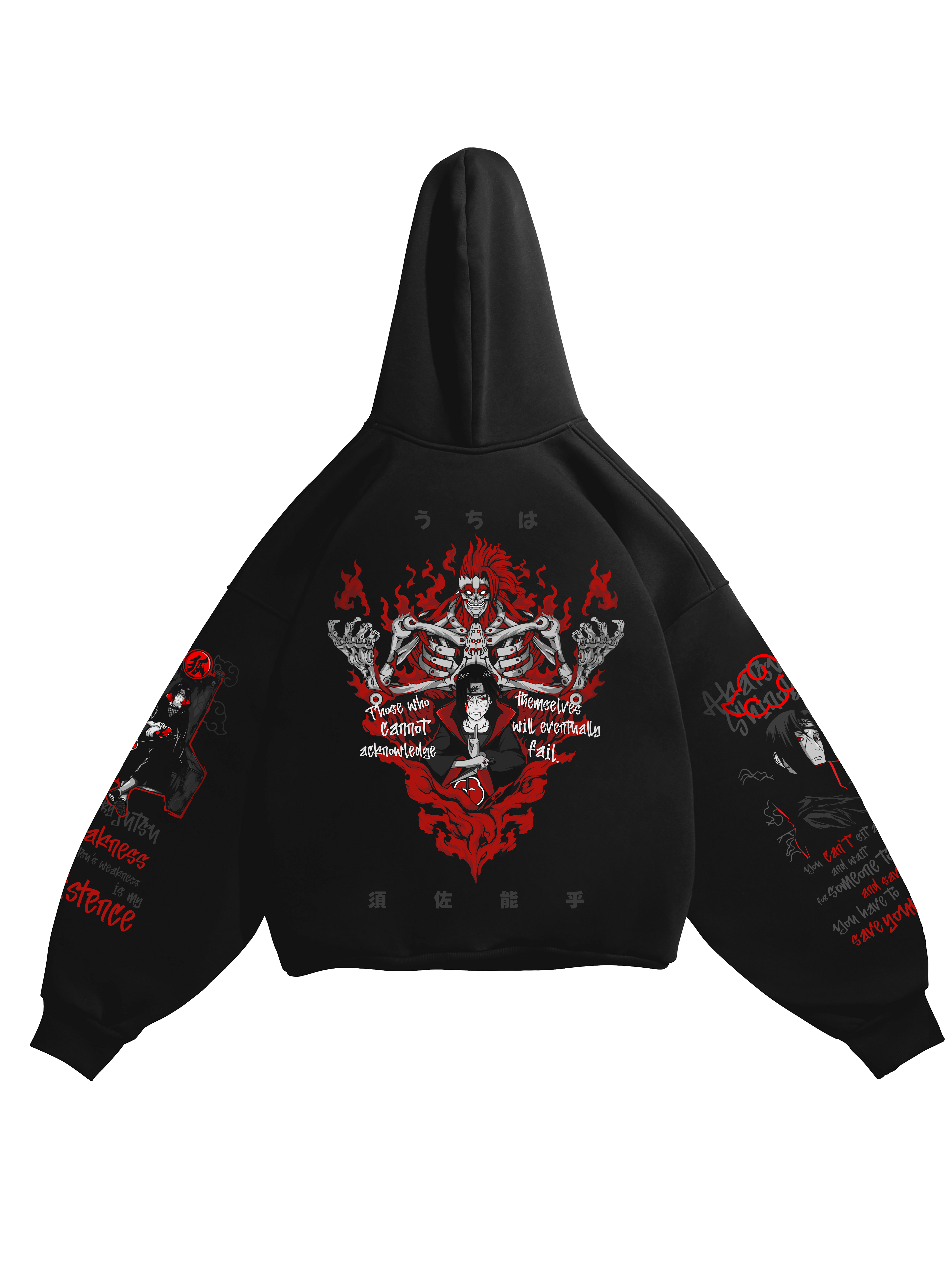 Hoodie Itachi vol.1 - Naruto anime, unisex, black