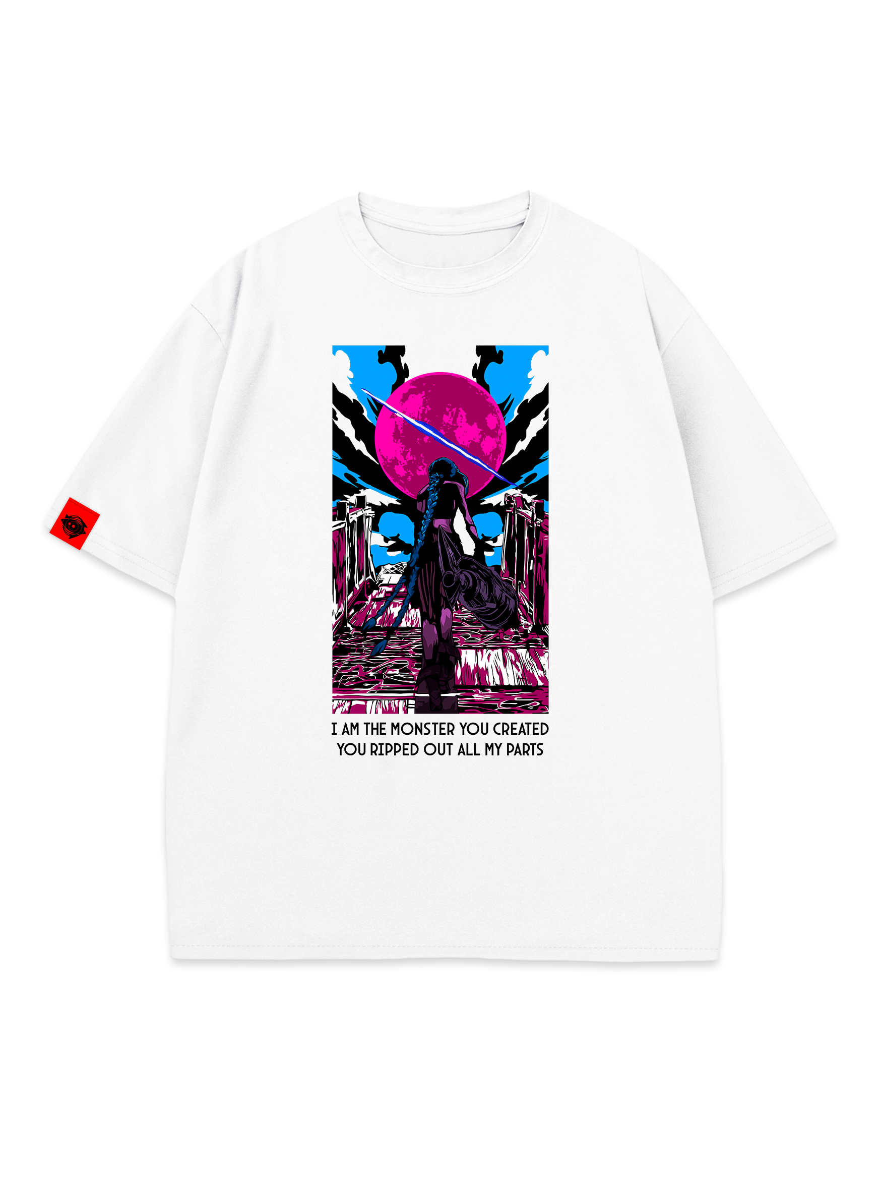 T-SHIRT I Am The Monster - Arcane, unisex, white