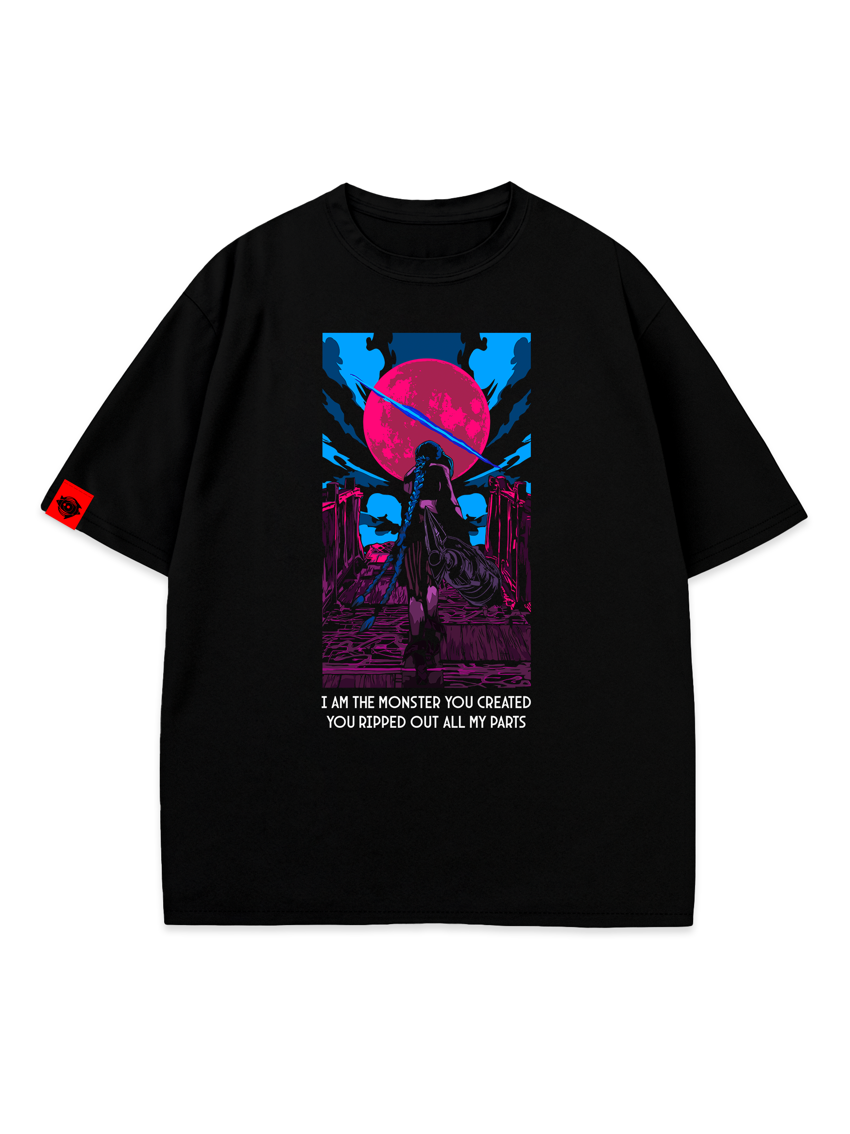T-SHIRT I Am The Monster - Arcane, unisex, black