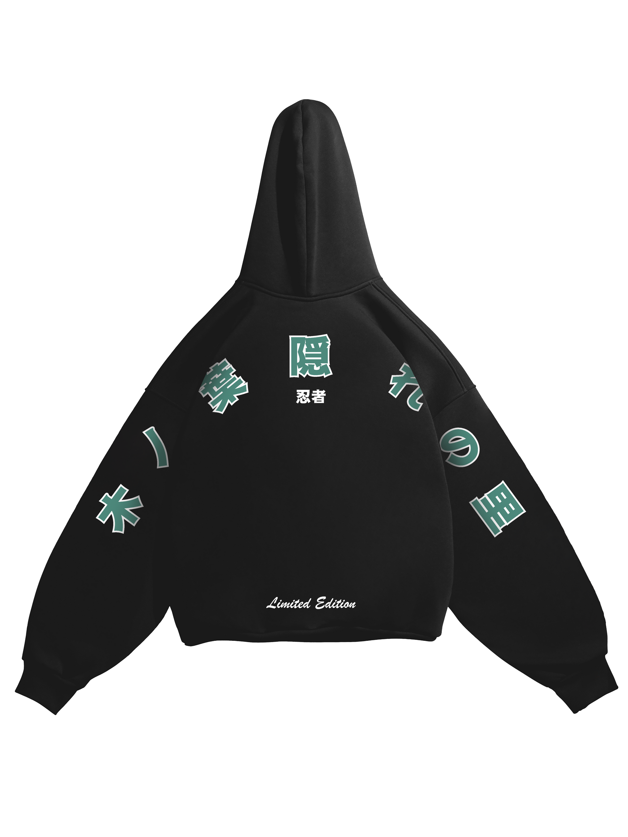 Hoodie Shinobi - Naruto anime, unisex, black