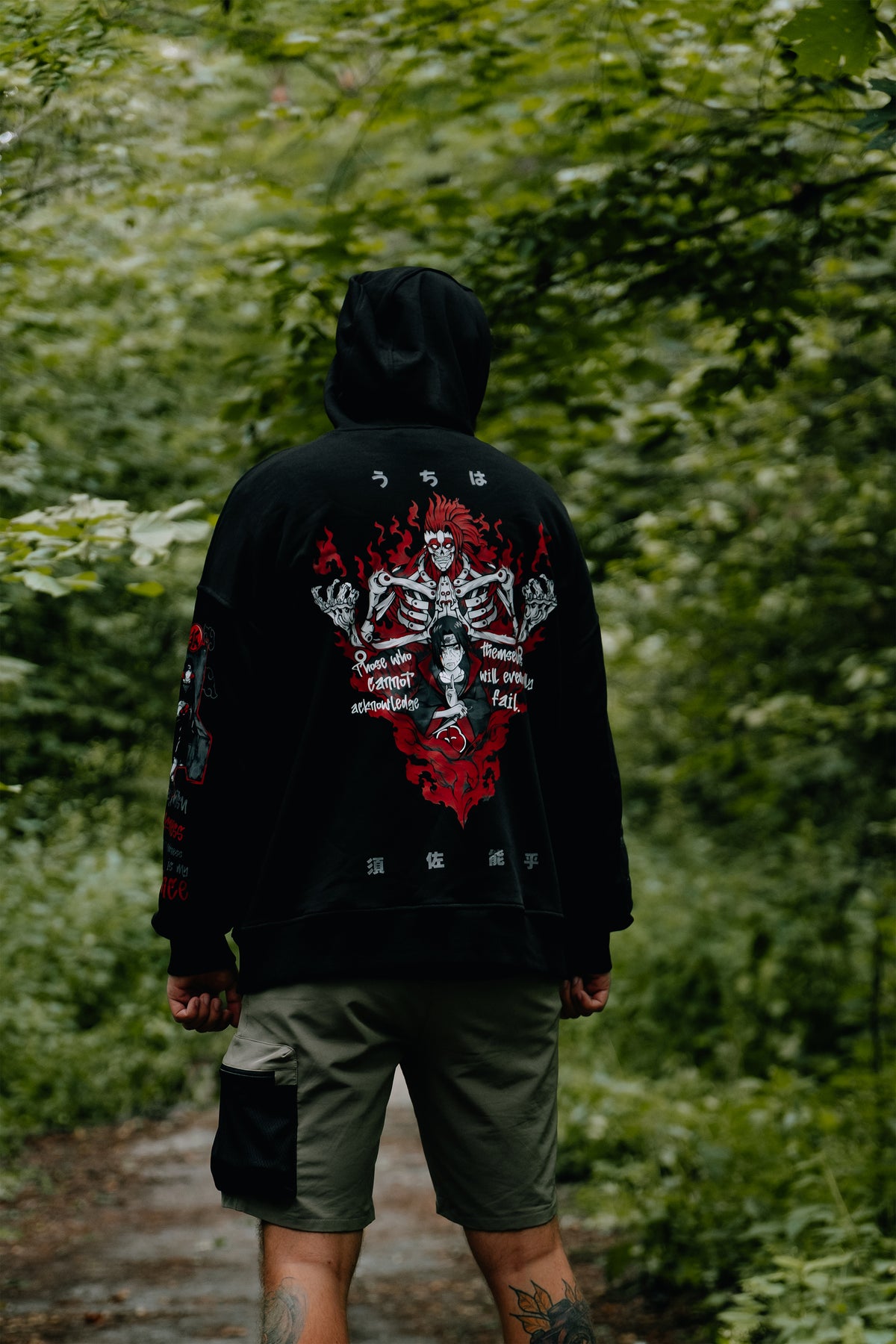 Hoodie Itachi vol.1 - Naruto anime, unisex, black